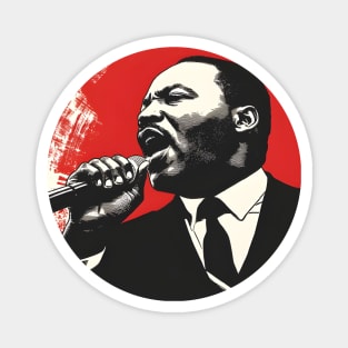 Inspire Unity: Festive Martin Luther King Day Art, Equality Designs, and Freedom Tributes! Magnet